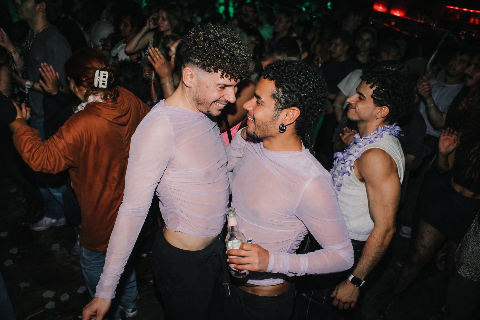 Crowd dancing at Furiosa queer Latin-pop party at Lido in Berlin